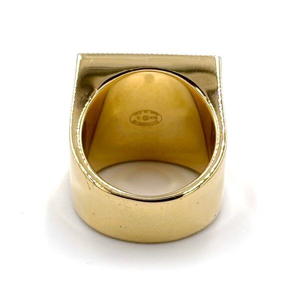 CHANEL Pink Logo Ring - Picture 3 of 10